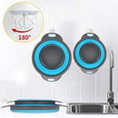 Collapsible Colander, Pack of 2, Food-Grade Silicone.