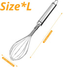 Kitchen Stainless Steel Whisk tool, Egg Mixer, (Stainless Steel)