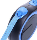 Retractable dog harness (16/26 feet long), with anti-slip handle.