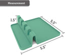 Silicone Utensil Spoon Rest with Drip Pad Non Slip Dark Gray.