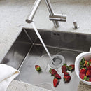 Sink Strainer, Basket Stainless Steel for Bathroom Sink and Kitchen and Lavatory (4.5 inch)