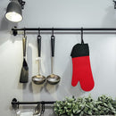Slip Resistant Flexible Oven Gloves, Silicone Oven Mitt, Oven Mitts with Quilted Liner.