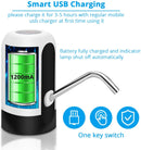 USB charging Portable Water Bottle Pump, 5 Gallon Bottle Electric Water Dispenser with Switch.