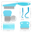 Cat Comb Dog Comb Fine Tooth Comb Pet Comb Grooming Set