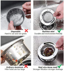 2PCS of Kitchen Sink Strainer 4.4inch Stainless Steel Sink.