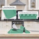 Silicone Utensil Spoon Rest with Drip Pad Non Slip Dark Gray.